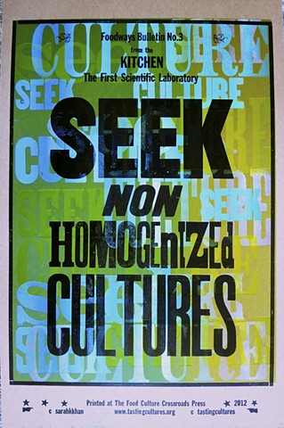 Seek Non-Homogenized Cultures