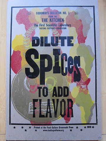 Dilute Spices to Add Flavor 2010