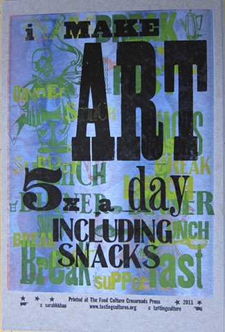I Make Art 5xDay Including Snacks
