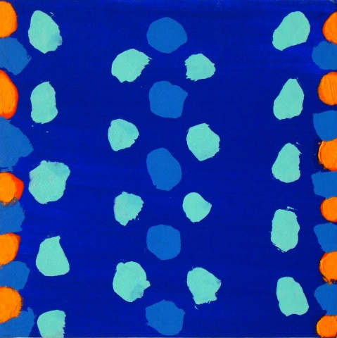 Untitled (blue/orange)