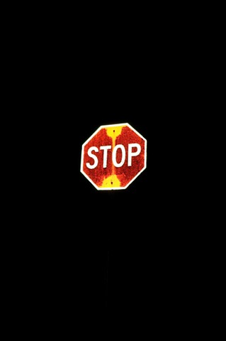 STOP SIGN MAX HELLER ART X PHOTO