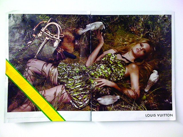personalized louis vuitton advertisement counterfeit fashion nora mulheren painting