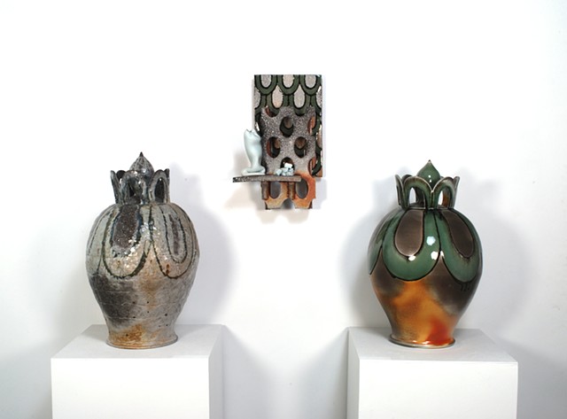 Newer Ceramic Sculpture and Vessels