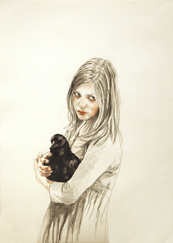 Guardian 1
graphite and colored pencil on paper
21 x 15 inches