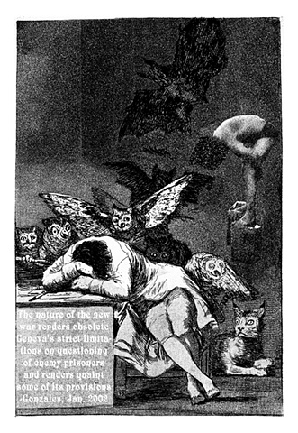 Sleep of Reason (after Goya)