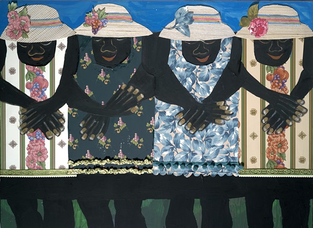 Four Ladies with Hats