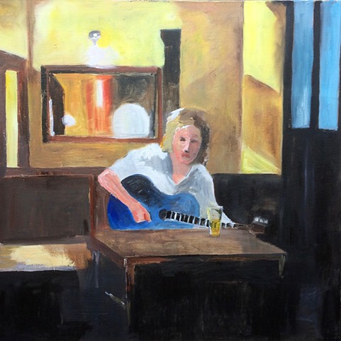 Girl with a Blue Guitar