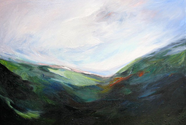 mountains,Ireland Oil Painting