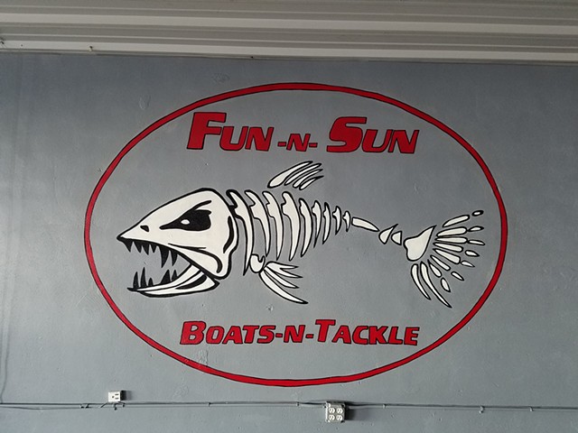 Fun and Sun Boats and Tackle Logo Work