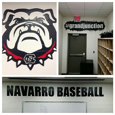 Navarro College Baseball Locker Room