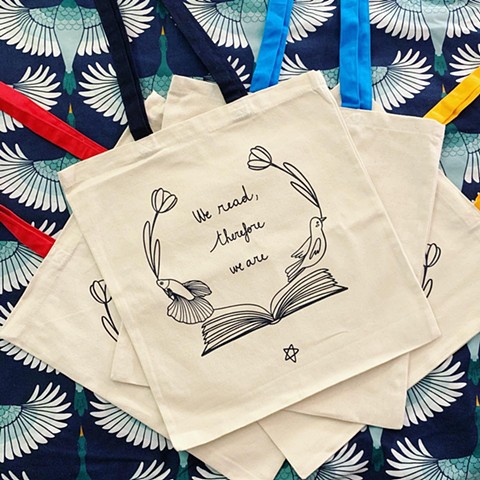 We read therefore we are - bags + calendar