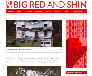 Big Red & Shiny: Un/Settled at RISD Museum