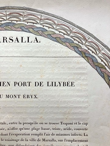 Plan de la Grotte de la Sibile (dopo Houel)