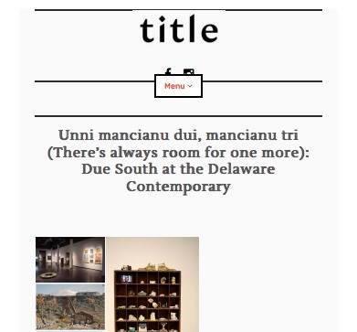 Title Magazine - Unni mancianu dui, mancianu tri (There's always room for one more)