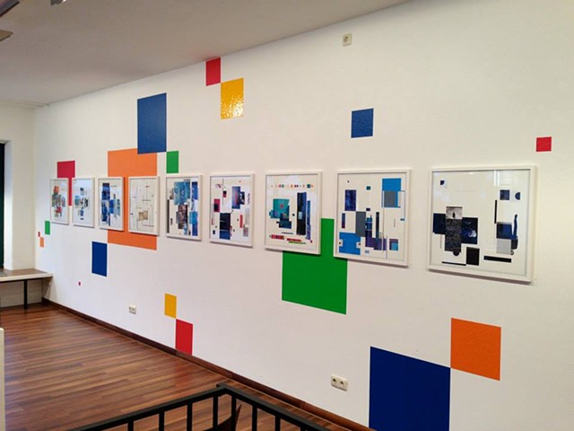 Collage With/ installation view
Galerie Kaysser, Ruhpolding, Germany
September - November, 2013