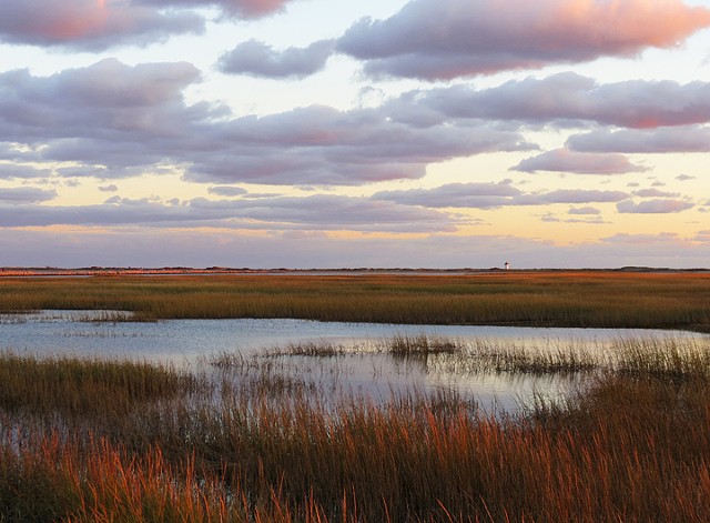 Autumn Sunset at the Moors, Provincetown, MA © Sally Brophy