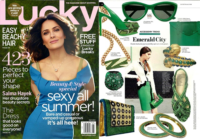 Holy Harlot Jewelry Lucky Magazine Balenciaga Inlay ID Necklace Snakeskin