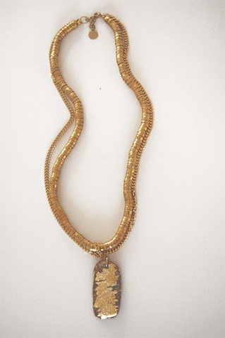 Holy Harlot Jewelry Custom Drifteood Gold Necklace 