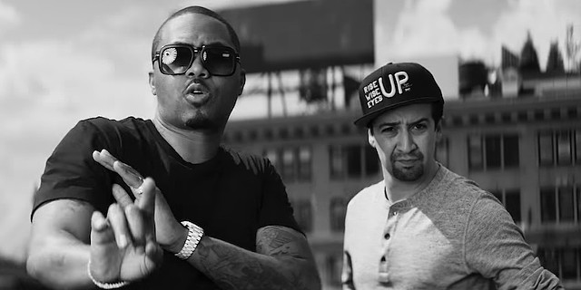 Hamilton Mixtape "Wrote My Way Out" Nas Lin-Manuel Miranda, Aloe Blacc and Dave East