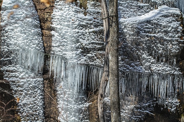 2013 Ice Catskill Mountain Winter "Quarry cliff"  "ice and snow" Photo