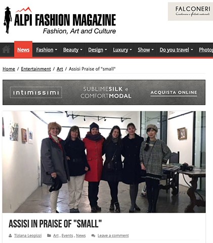 Assisi Elogio Del "Piccolo" in Alpi Fashion Magazine, December 2017