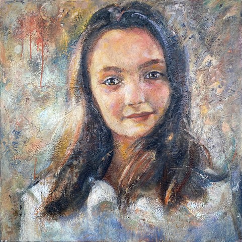 Encaustic Portrait Commissions Female