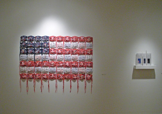 #9 Protest Series in Fiberarts Guild of Pittsburgh's show