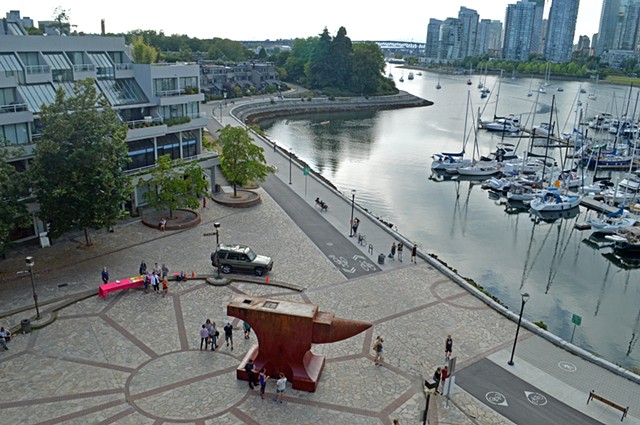 Acoustic Anvil (A Small Weight to Forge the Sea), False Creek, Vancouver BC