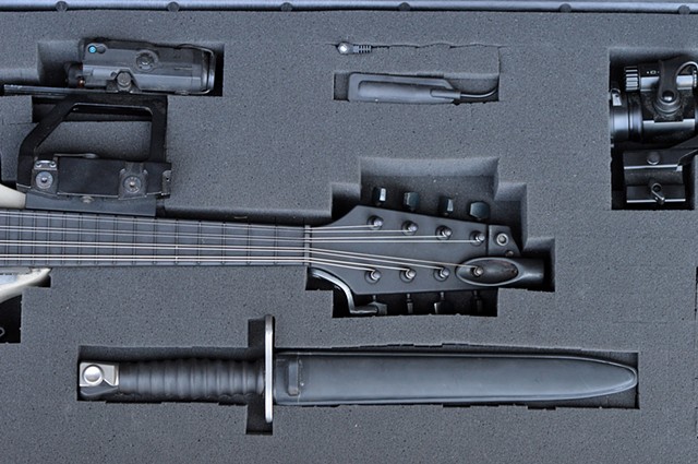Tools for a Second Eden (work in progress); Tactical Mandolin, Cased (detail)