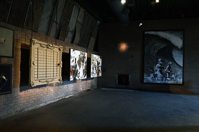 Grand Narrative 
Exhibited at Banksy's Dismaland