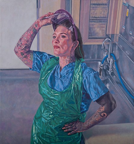 Katie Tomkins - Portrait of an NHS HeroA3 Limited Edition Giclee Print