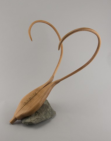 wood sculpture, devil's claw