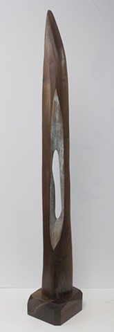 sculpture, abstract, wood