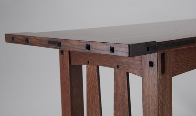 Craftsman Coffee Table End Detail