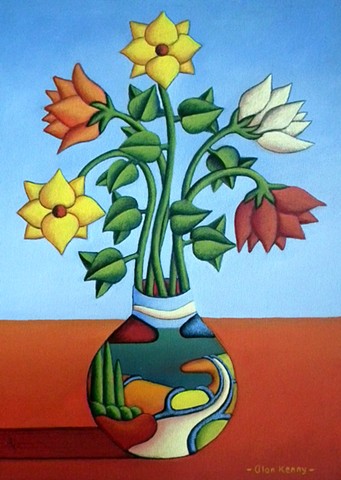 Soft vase with flowers by Alan kenny