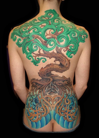 tree tattoos celtic knot roots tattoo salisbury maryland