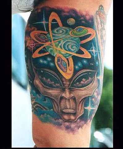 tattoo alien spaceships space energy   salisbury maryland