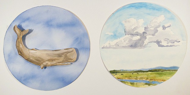 Untitled (whale & cloud)