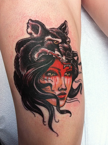Wolfwoman Red