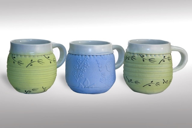 cups. mugs, porcelain