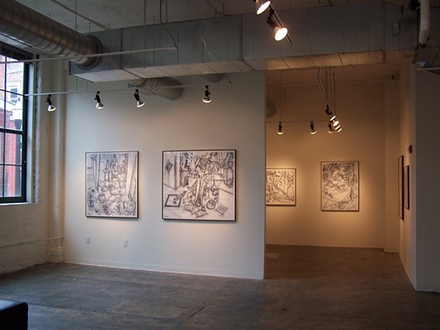 Solo exhibit of drawings at The Art Academy of Cincinnati, Ohio