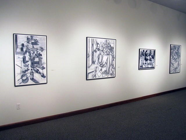 Anderson University, Wilson Galleries, Drawings by Kathy A. Moore