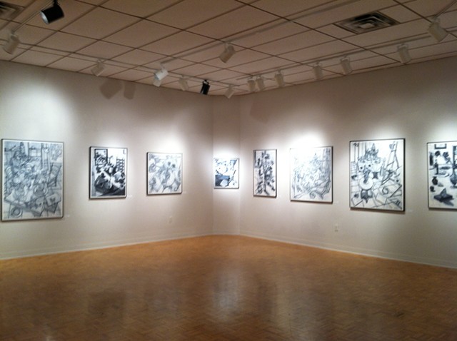 Solo exhibit at Wright State University in the Experimental Gallery in Dayton, Ohio.