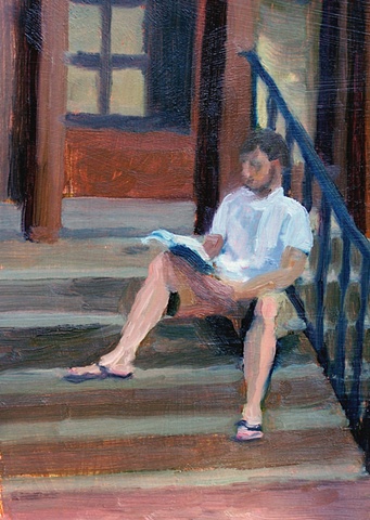 Andy Reading on Steps
