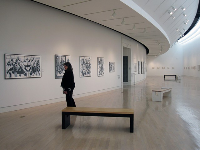 'Fine Lines' exhibition held at the Springfield Museum of Art, Ohio