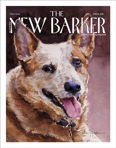 cover New Barker magazine by Edie Fagan. 