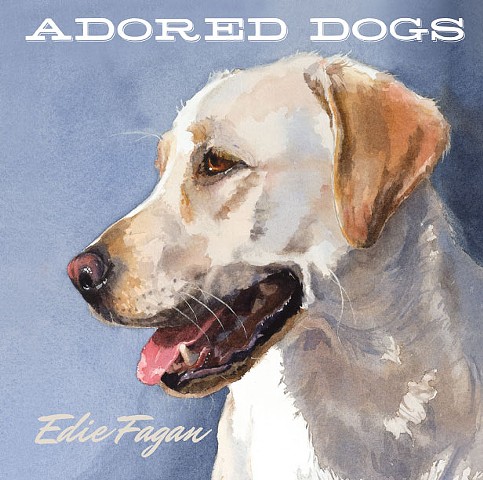 dog book, watercolor dog portraits, 