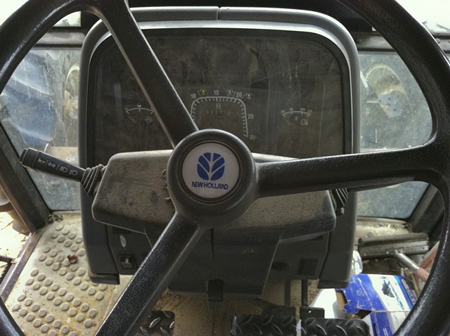 35. tractor steering wheel