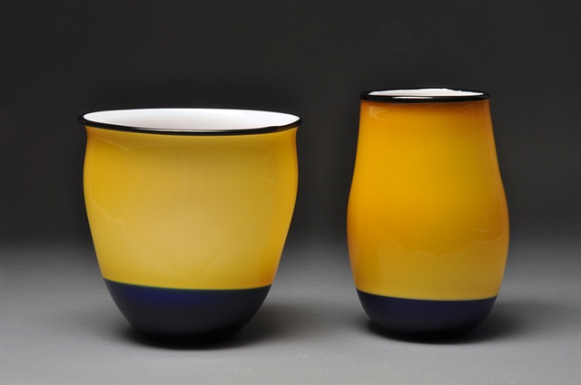 Bowl and Vase Pair