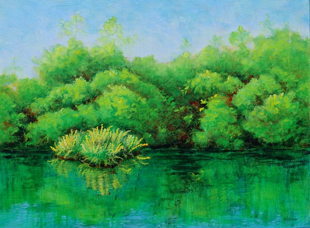 Marion Webber oil painting landscape water nature